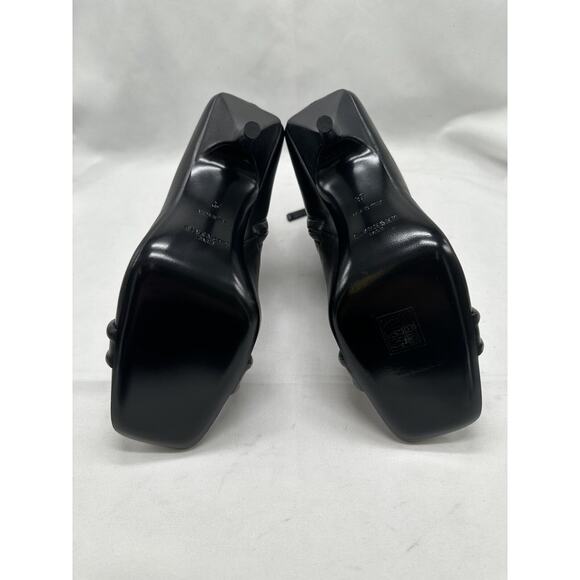 Givenchy Women's G-Woven Square Toe Bootie Black, EUR 37 US 7 - Picture 10 of 12
